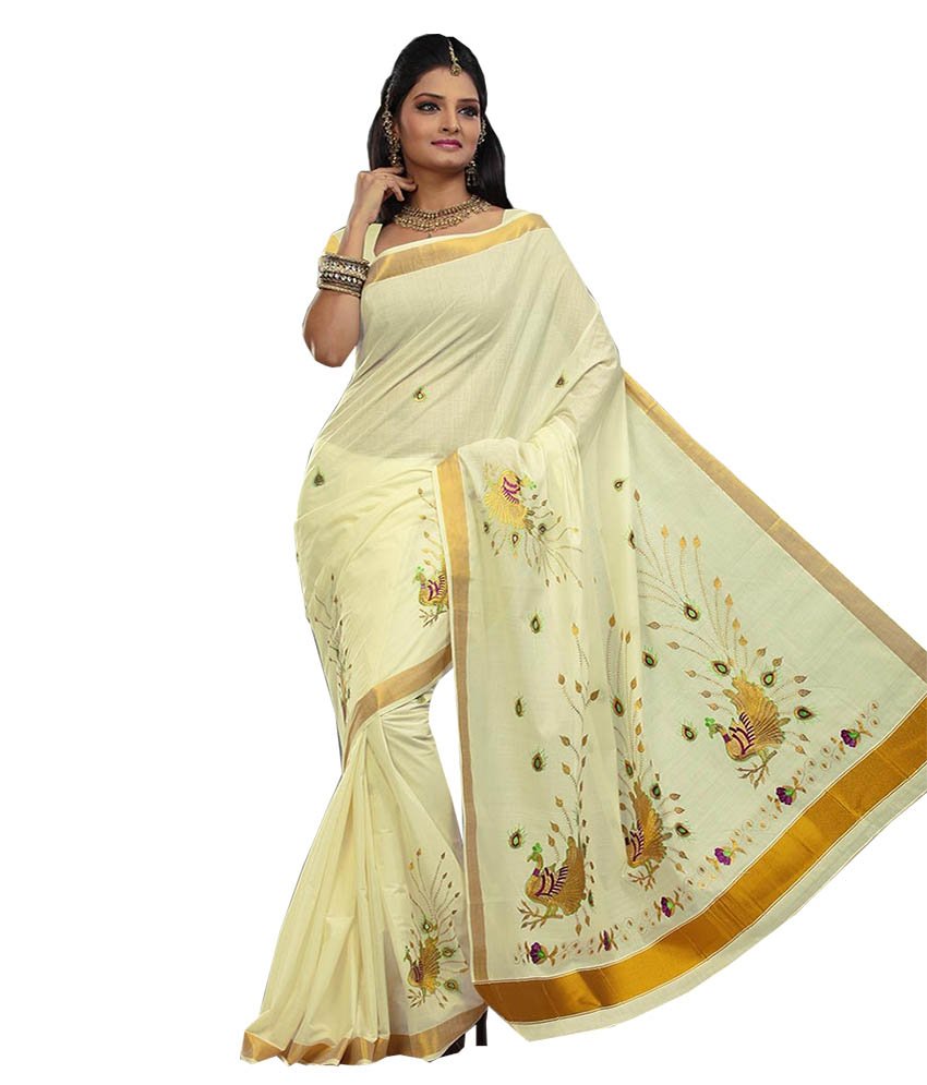 Kasavu Saree