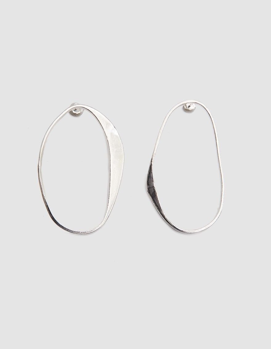 Asymmetrical Hoop Earrings