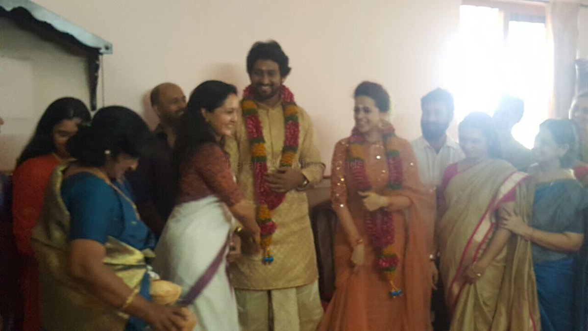 Malayalam Actresses Bhavana Engagement Photos