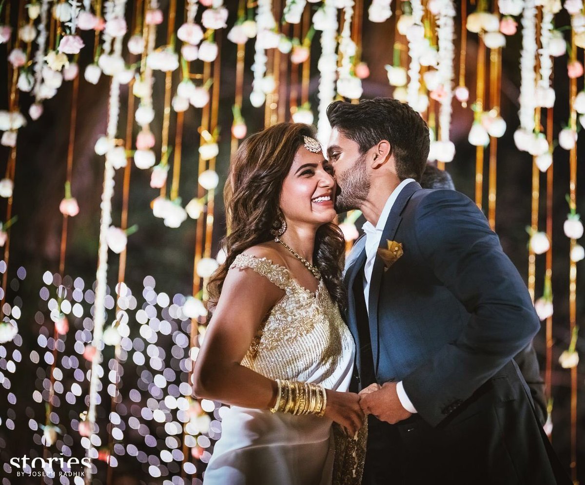 Chaitanya and Samantha Engagement Pics