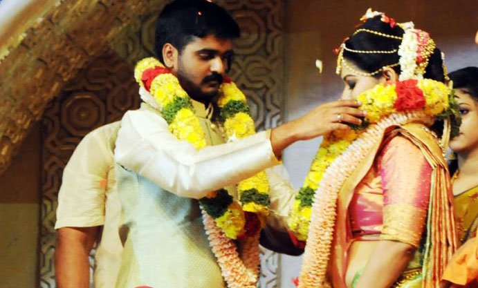 Biju Ramesh’s Daughter Megha and Adoor Prakash’s Son Ajayakrishnan Wedding Photos