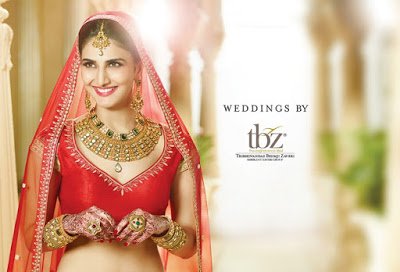 Vaani Kapoor TBZ Jewellery Photo Shoot
