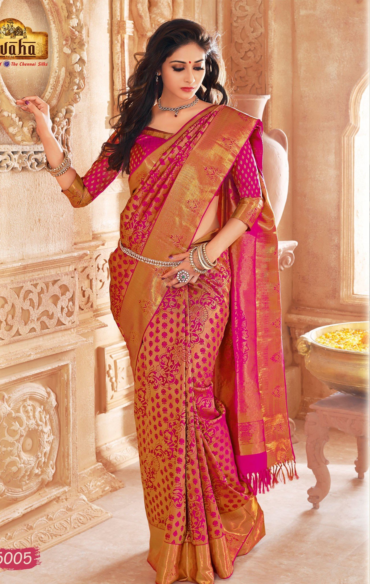 Vivaha Branded Wedding Silk Saree