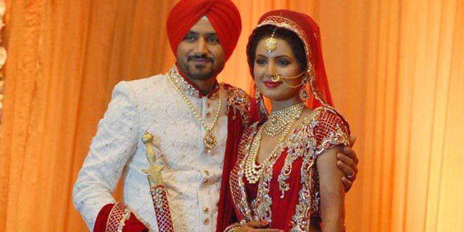 Harbhajan singh geetha basra marriage photos