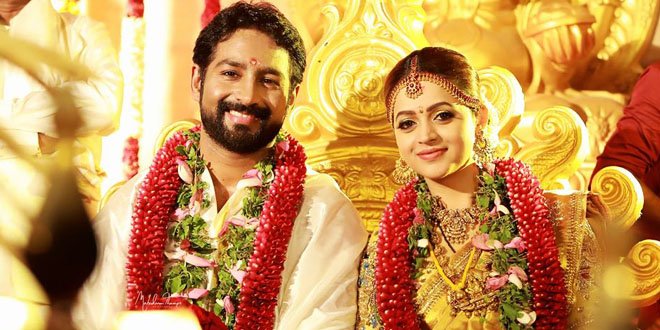 Actress Bhavana Wedding Photos