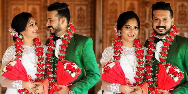 Actor Eldho Mathew weds Anitta