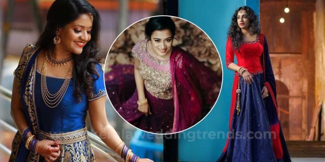 Kerala Wedding Reception Dress Trends